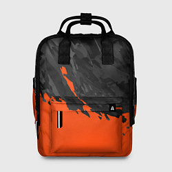 Рюкзак женский Black & Orange, цвет: 3D-принт