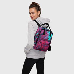Рюкзак женский Смешанные краски, цвет: 3D-принт — фото 2
