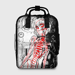 Рюкзак женский Рей Аянами - dead inside mood, цвет: 3D-принт