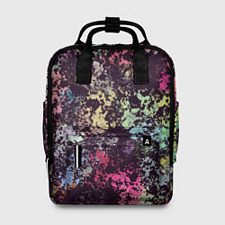 Рюкзак женский Яркие краски, цвет: 3D-принт