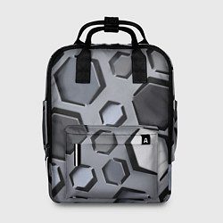 Женский рюкзак Металик - разрезы доспех