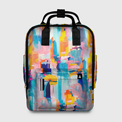 Рюкзак женский Живописные мазки краски, цвет: 3D-принт