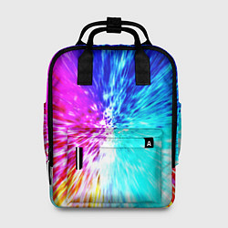 Рюкзак женский Всплеск ярких красок, цвет: 3D-принт