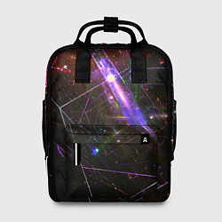 Рюкзак женский Неоновая проекция, цвет: 3D-принт