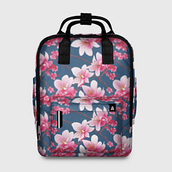 Рюкзак женский Паттерн сакура, цвет: 3D-принт