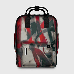 Рюкзак женский Красное граффити, цвет: 3D-принт