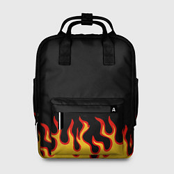 Рюкзак женский Горящее пламя, цвет: 3D-принт