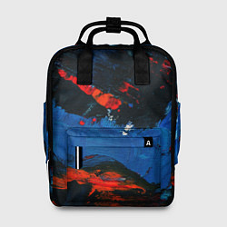 Рюкзак женский Краска гуашь, цвет: 3D-принт