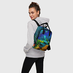 Рюкзак женский Взрыв красок, цвет: 3D-принт — фото 2