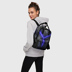 Рюкзак женский Лучевая подсветка неон, цвет: 3D-принт — фото 2