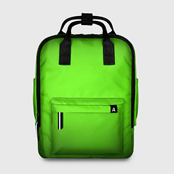 Женский рюкзак Кислотный зеленый с градиентом