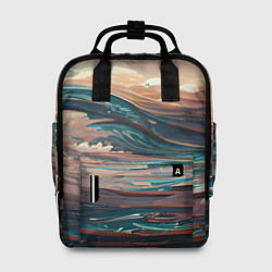 Рюкзак женский Необъятный океан, цвет: 3D-принт