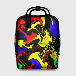 Женский рюкзак Разводы цветных красок