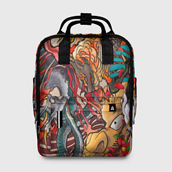 Женский рюкзак Иредзуми: демон и дракон