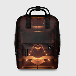 Женский рюкзак Оранжевые фонари в полной темноте