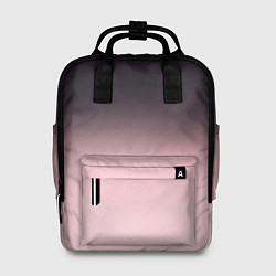 Женский рюкзак Градиент: от черного к розовому
