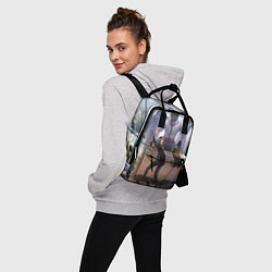 Рюкзак женский PUBG банда, цвет: 3D-принт — фото 2