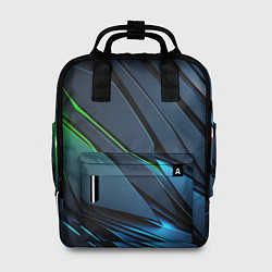 Рюкзак женский Разломленные плиты со светом, цвет: 3D-принт