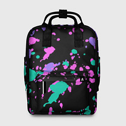 Женский рюкзак Неоновые цвета брызги краски
