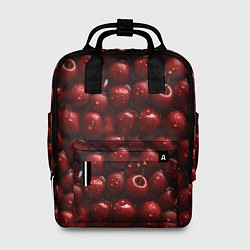 Рюкзак женский Сочная текстура из вишни, цвет: 3D-принт