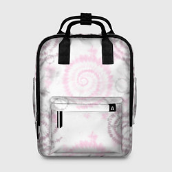 Рюкзак женский Тай дай пудровый, цвет: 3D-принт