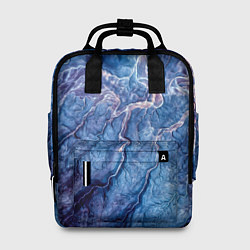 Рюкзак женский Мраморный узор, цвет: 3D-принт