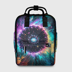 Рюкзак женский Астрономический пейзаж, цвет: 3D-принт