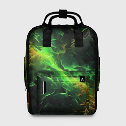 Женский рюкзак Зеленая молния