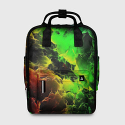 Рюкзак женский Зеленое небо, цвет: 3D-принт