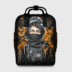 Рюкзак женский Девушка в капюшоне - anime style, цвет: 3D-принт