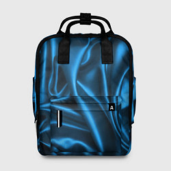 Рюкзак женский Синий шёлк, цвет: 3D-принт