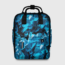 Рюкзак женский Кристаллическая текстура, цвет: 3D-принт