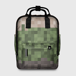 Рюкзак женский Пиксельная текстура, цвет: 3D-принт