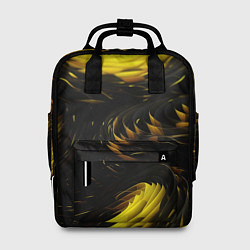 Рюкзак женский Gold black, цвет: 3D-принт
