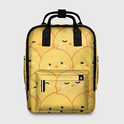 Рюкзак женский Милые птенчики, цвет: 3D-принт