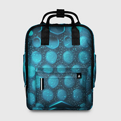Рюкзак женский Неоновые светящиеся плитки, цвет: 3D-принт