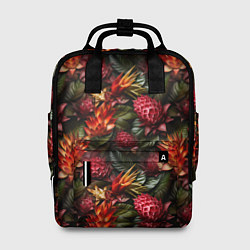 Рюкзак женский Тропические цветы, цвет: 3D-принт