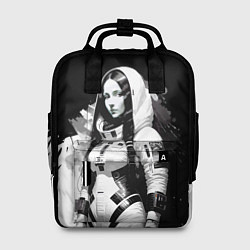 Рюкзак женский Красивая девчонка - космонавт Nasa, цвет: 3D-принт