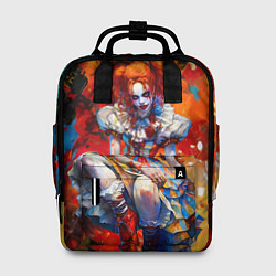Рюкзак женский Клоун девушка, цвет: 3D-принт