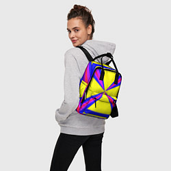 Рюкзак женский Абстракция геометрическая, цвет: 3D-принт — фото 2