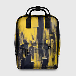 Рюкзак женский Большой нарисованный город, цвет: 3D-принт