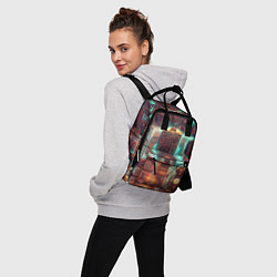 Рюкзак женский Светящиеся панели, цвет: 3D-принт — фото 2