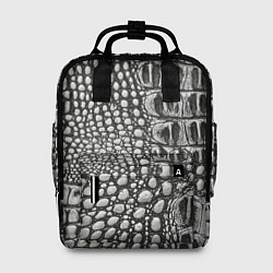 Рюкзак женский Кожа крокодила - текстура, цвет: 3D-принт