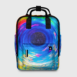 Рюкзак женский Портал водоворот в иное измерение, цвет: 3D-принт