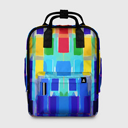 Женский рюкзак Colorful strips - pop art - vogue