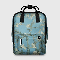 Рюкзак женский Цветущие ветки миндаля - картина ван Гога, цвет: 3D-принт