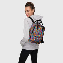 Рюкзак женский Маленькие монстрики, цвет: 3D-принт — фото 2