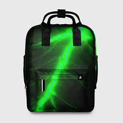 Женский рюкзак Зеленый разряд молнии