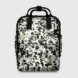 Рюкзак женский Паттерн чёрные пятна, цвет: 3D-принт