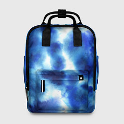 Рюкзак женский Акварельные абстрактные пятна напоминающие космос, цвет: 3D-принт